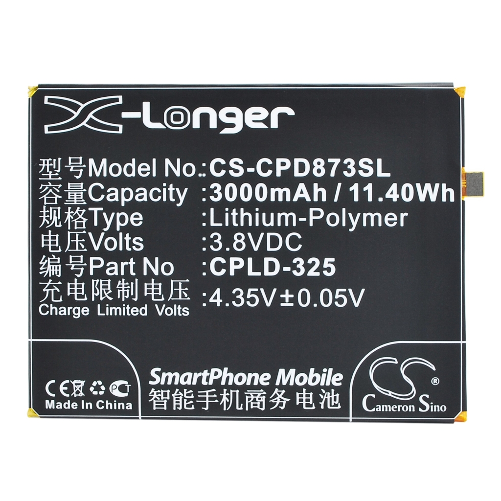 Akku yhteensopiva Coolpad CS-CPD873SL