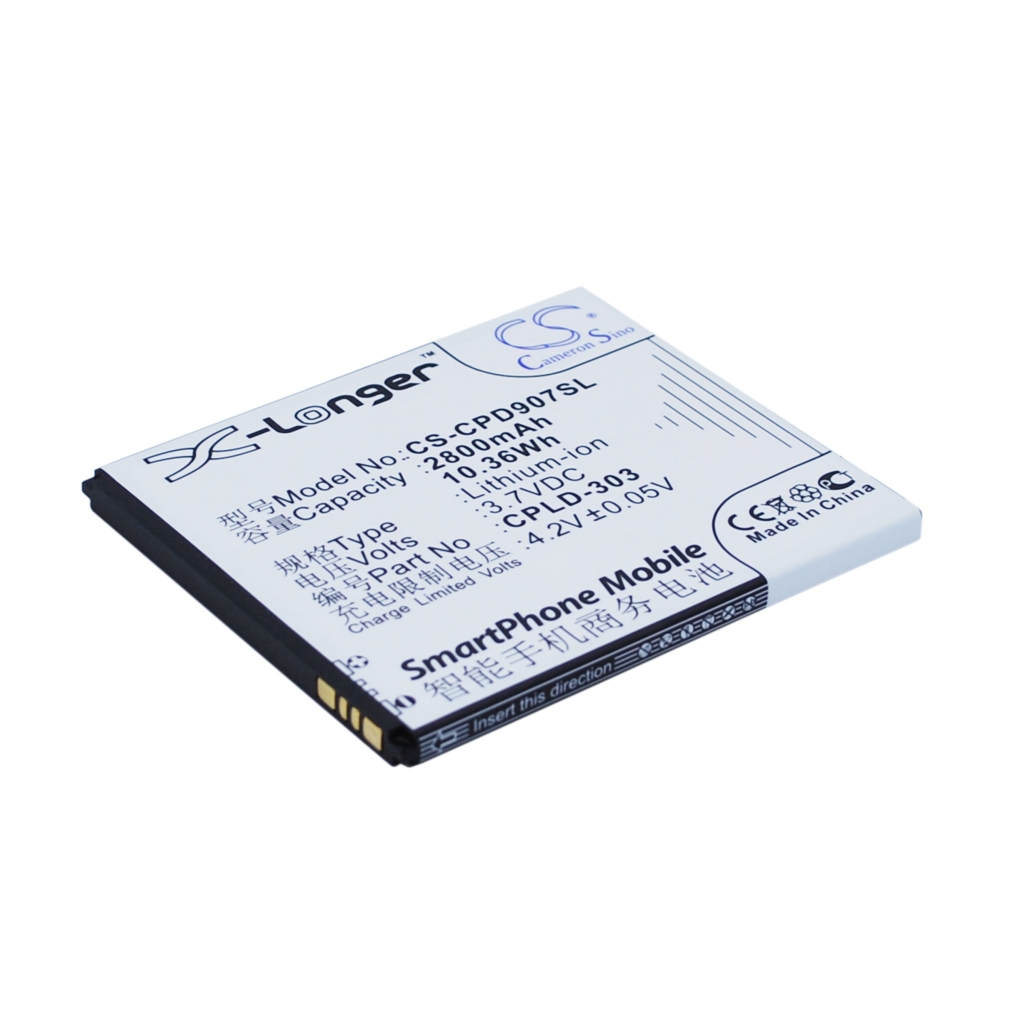Yhteensopiva akun vaihto Coolpad CPLD-303