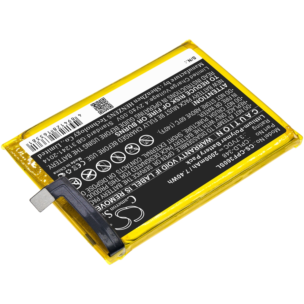 Yhteensopiva akun vaihto Coolpad CPLD-348