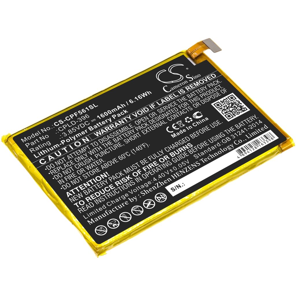 Yhteensopiva akun vaihto Coolpad CPLD-396
