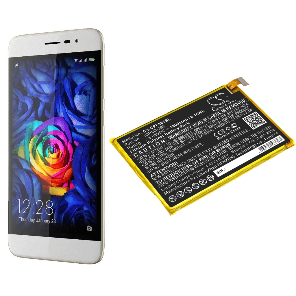 Yhteensopiva akun vaihto Coolpad CPLD-396