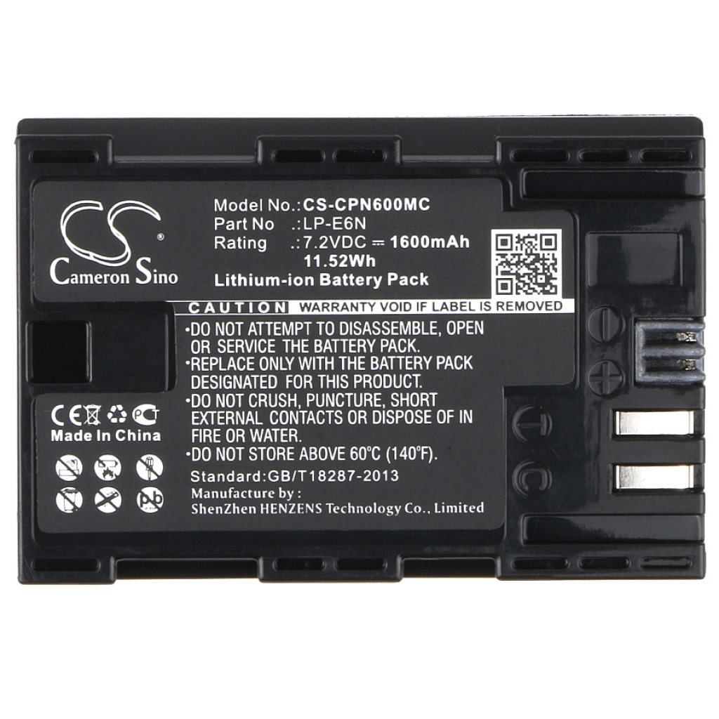 Akut Kameran akku CS-CPN600MC