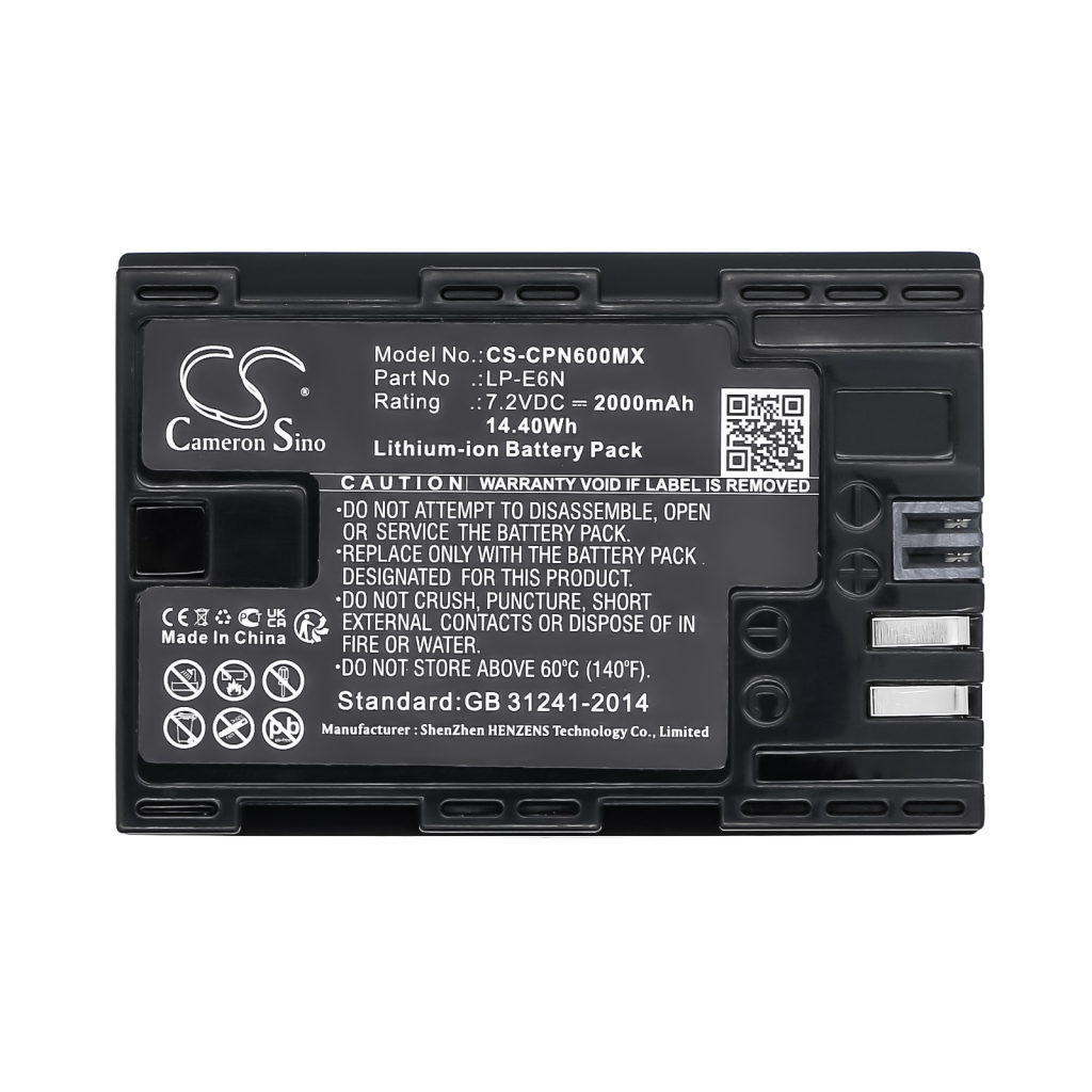 Akut Kameran akku CS-CPN600MX