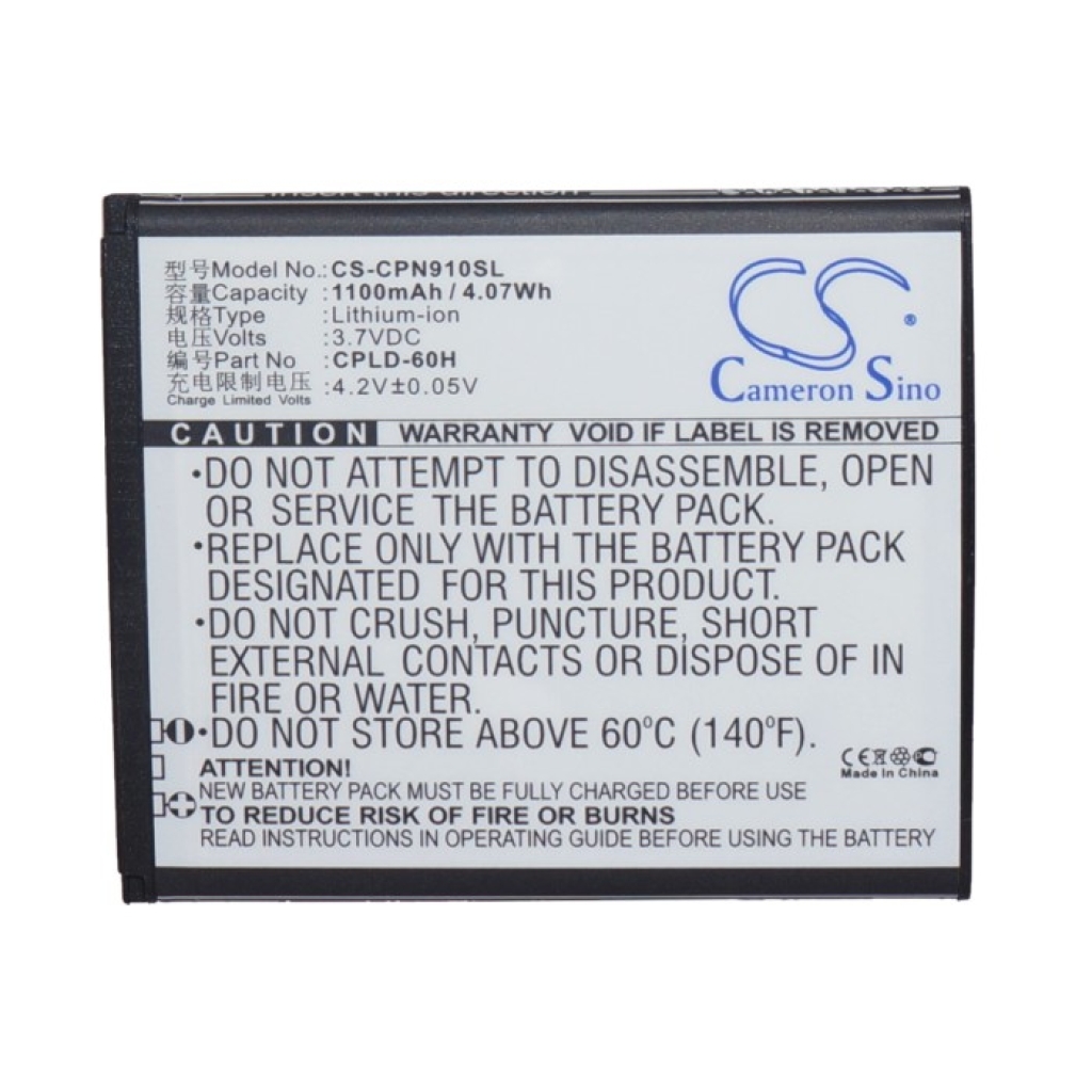 Yhteensopiva akun vaihto Coolpad CPLD-60H