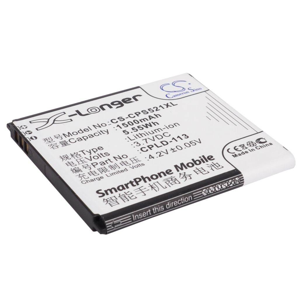 Yhteensopiva akun vaihto Coolpad CPLD-113