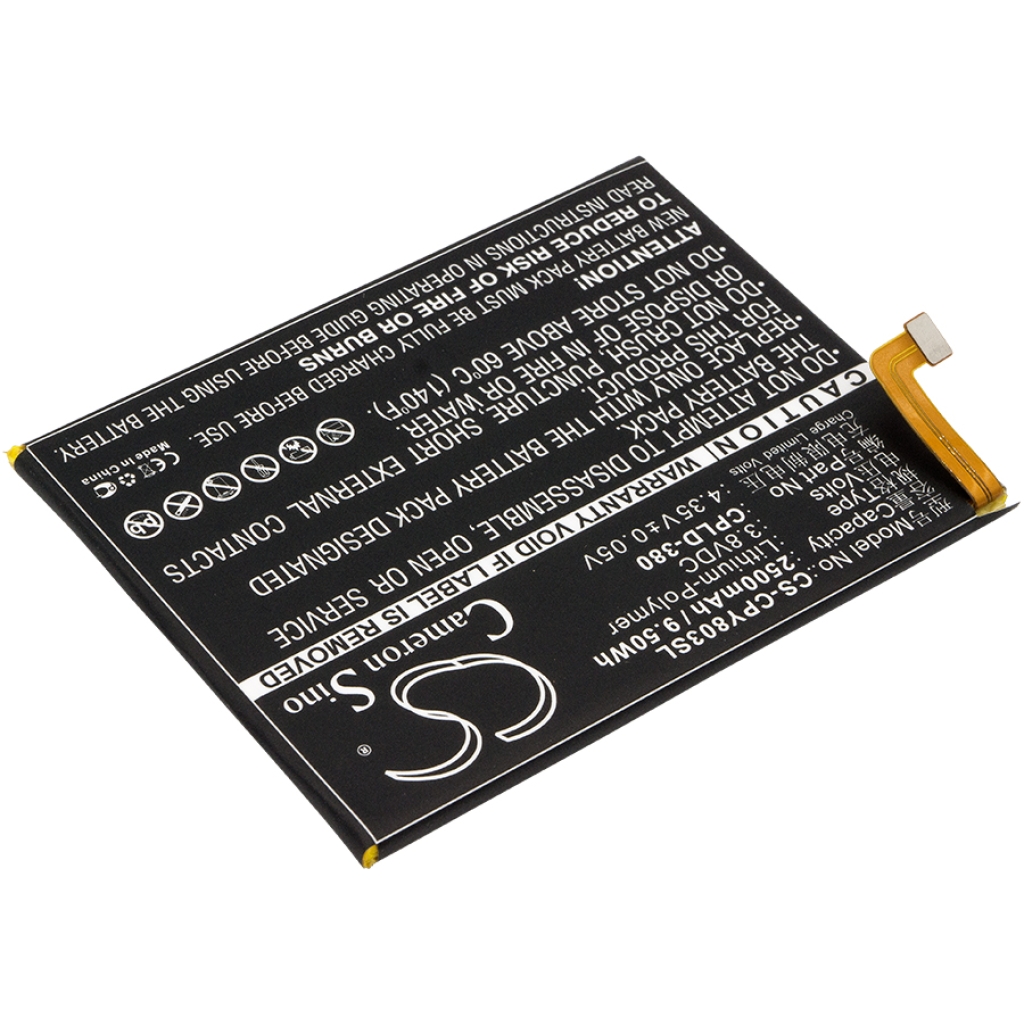 Yhteensopiva akun vaihto Coolpad CPLD-380