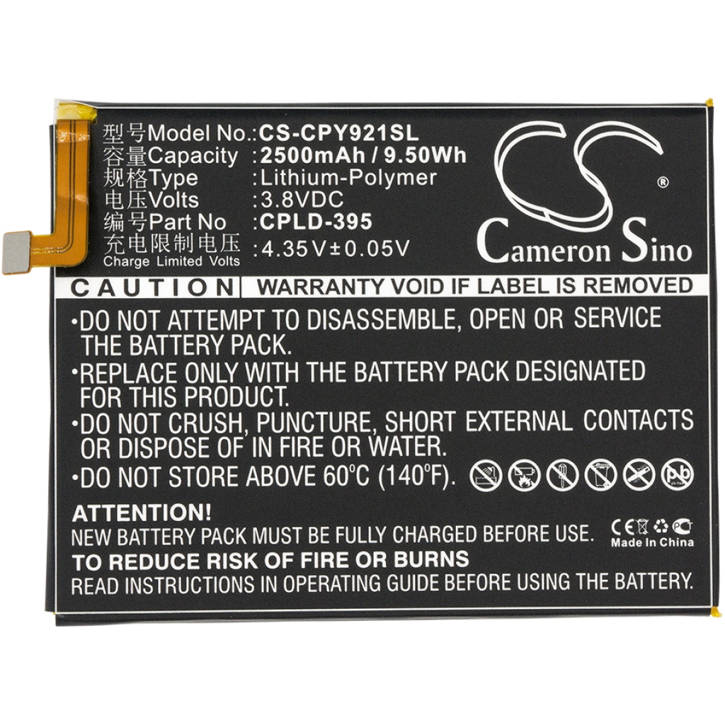 Yhteensopiva akun vaihto Coolpad CPLD-395