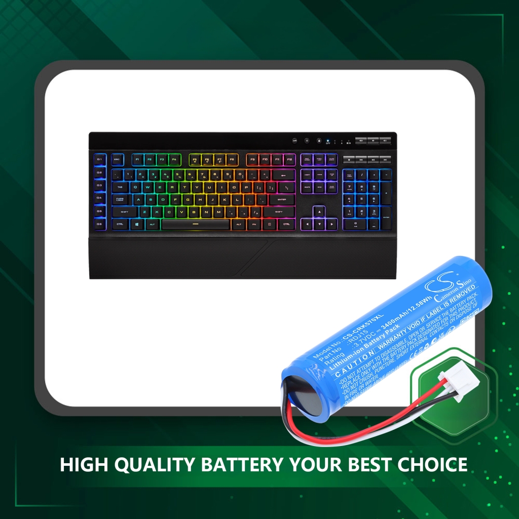 Battery compatible with Keyboard Battery