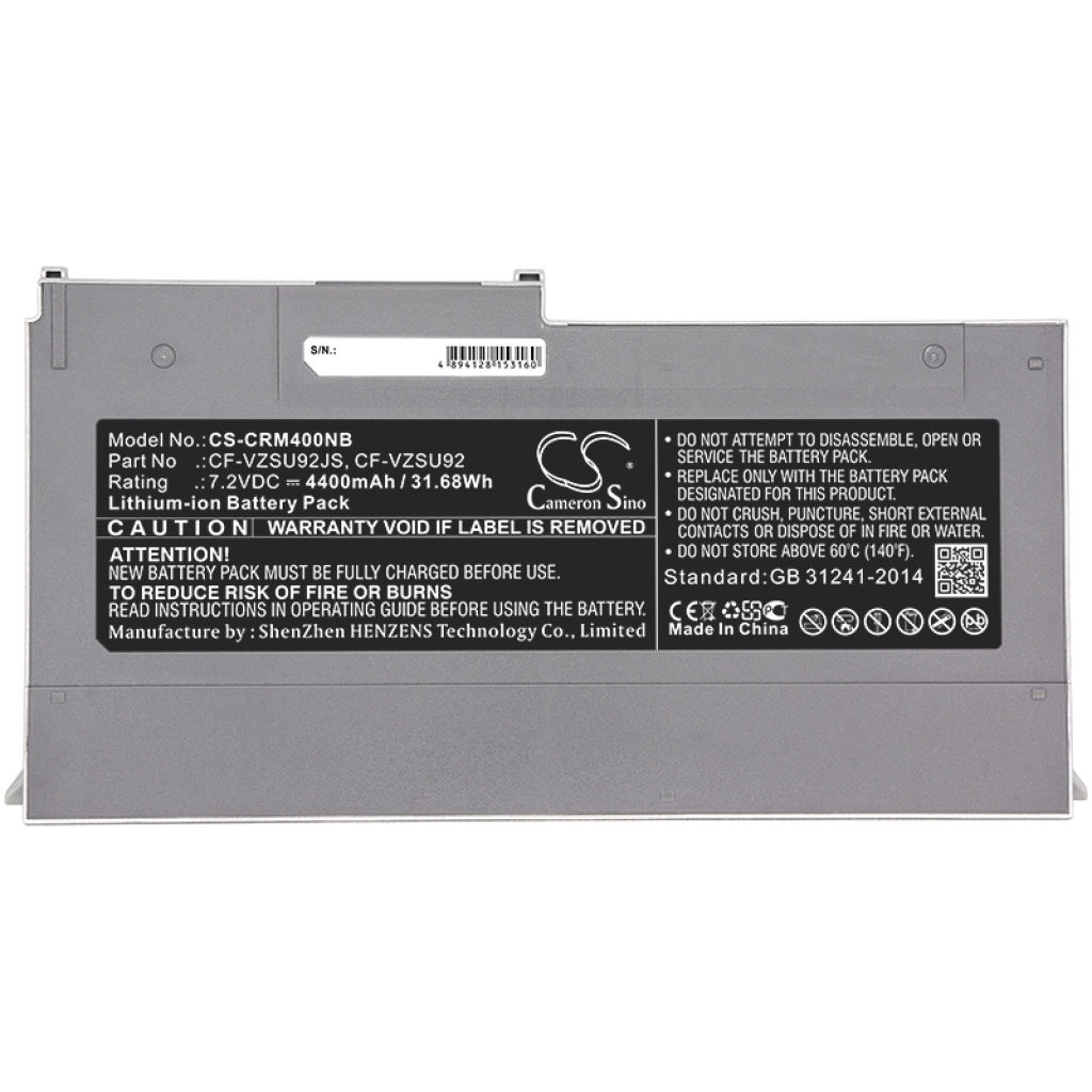 Kannettavan tietokoneen akku Panasonic CS-CRM400NB