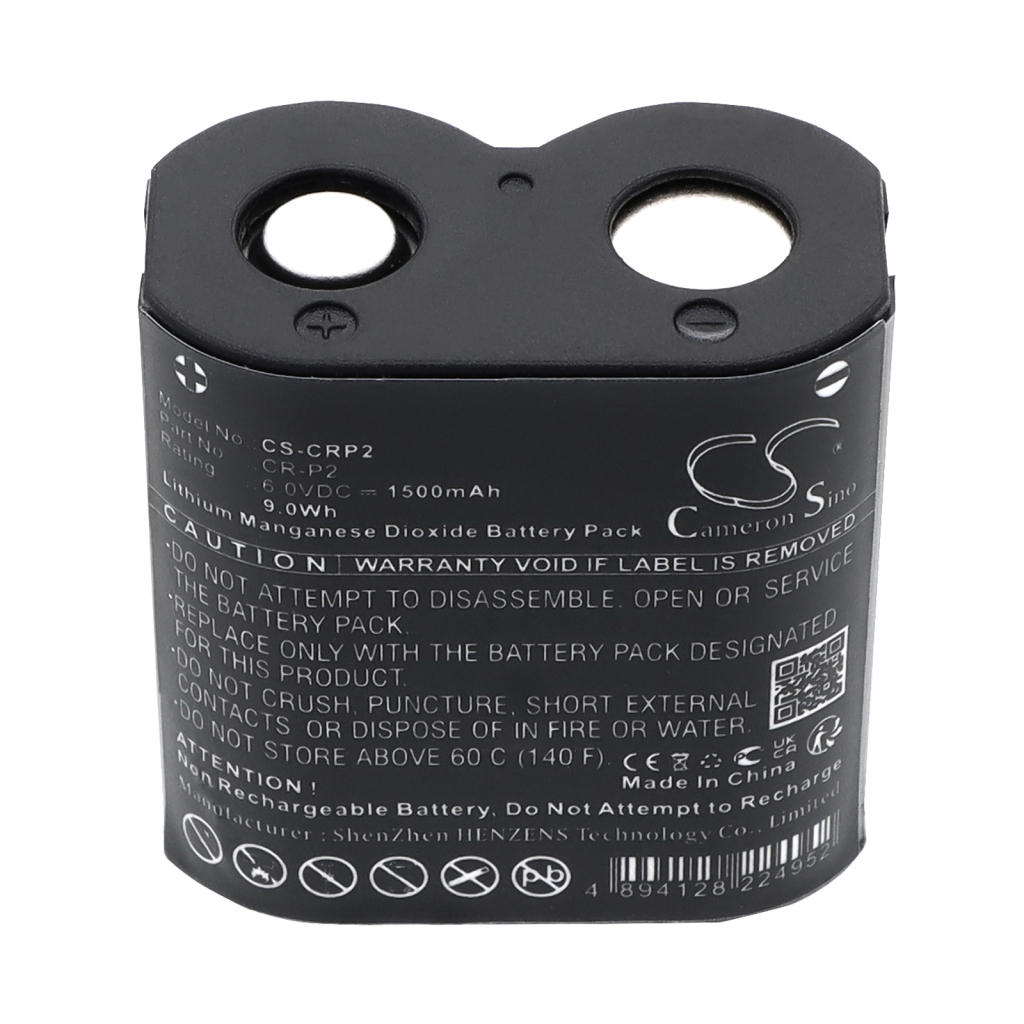 Mukautetut akkupaketit yhteensopiva Camera CS-CRP2