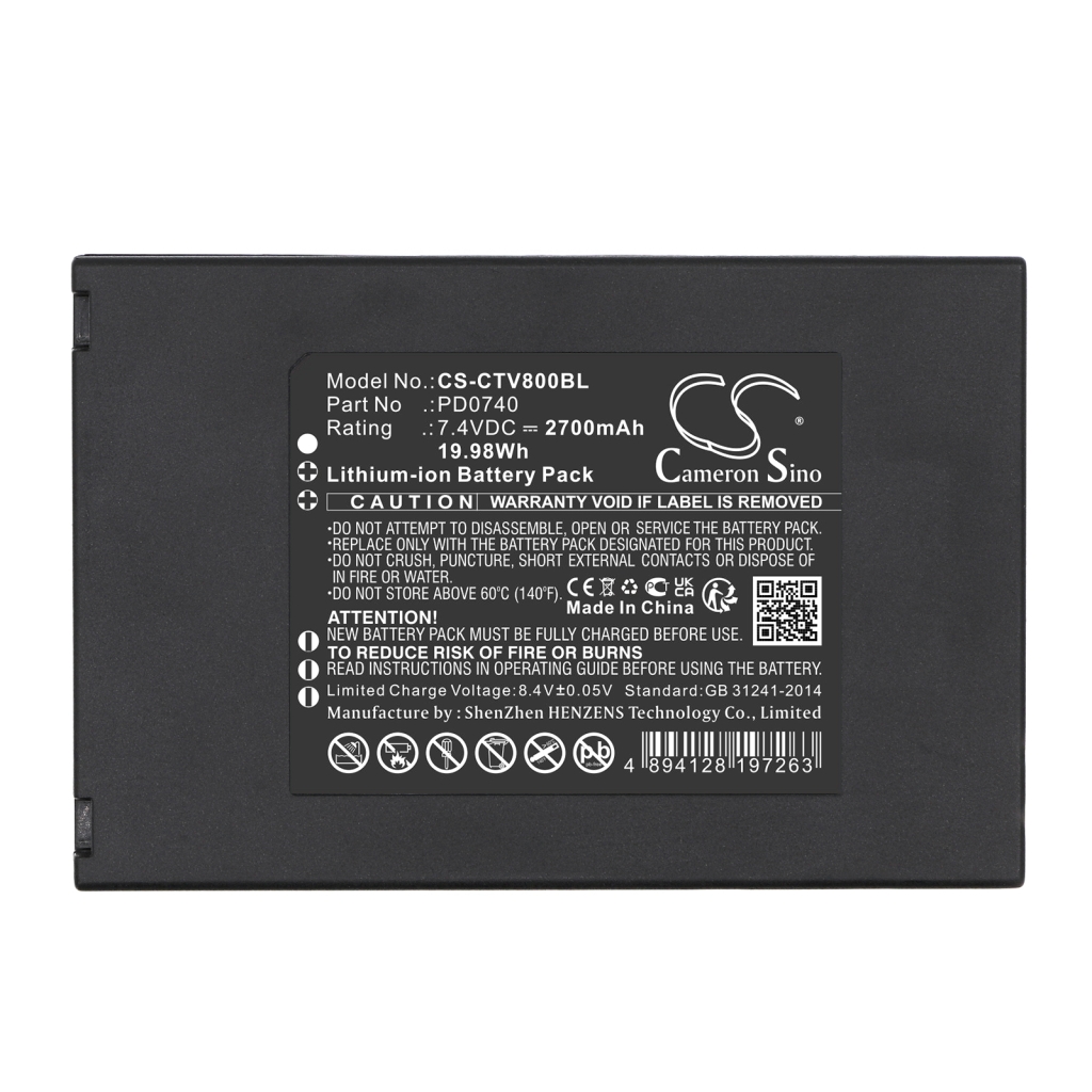 Maksupäätteen akku Centerm V8 (CS-CTV800BL)