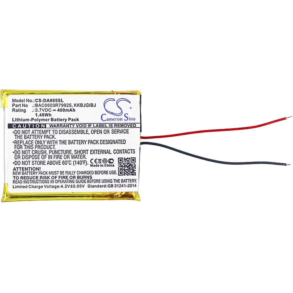Battery for CREATIVE Zen 16GB