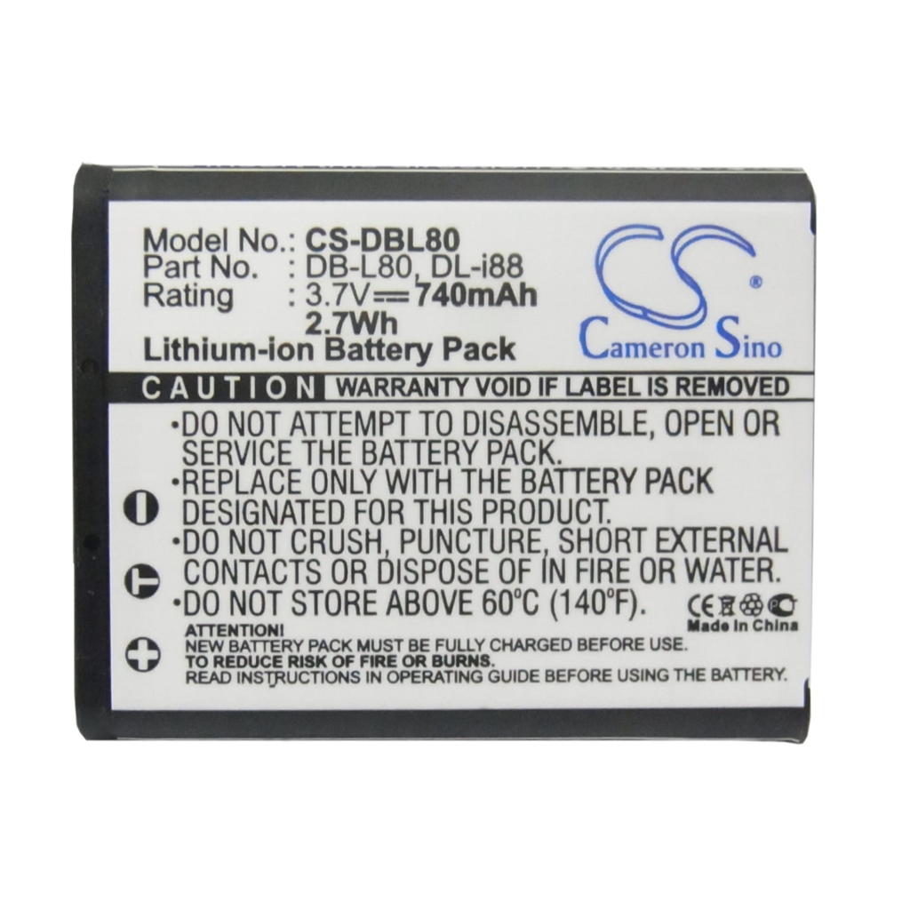 Kameran akku Sanyo CS-DBL80