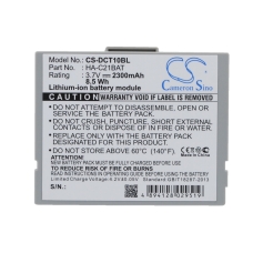 Yhteensopiva akun vaihto CASIO HA-C21BAT