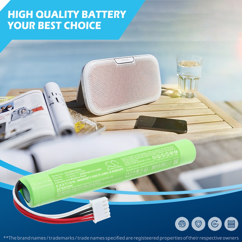 Battery compatible with Denon