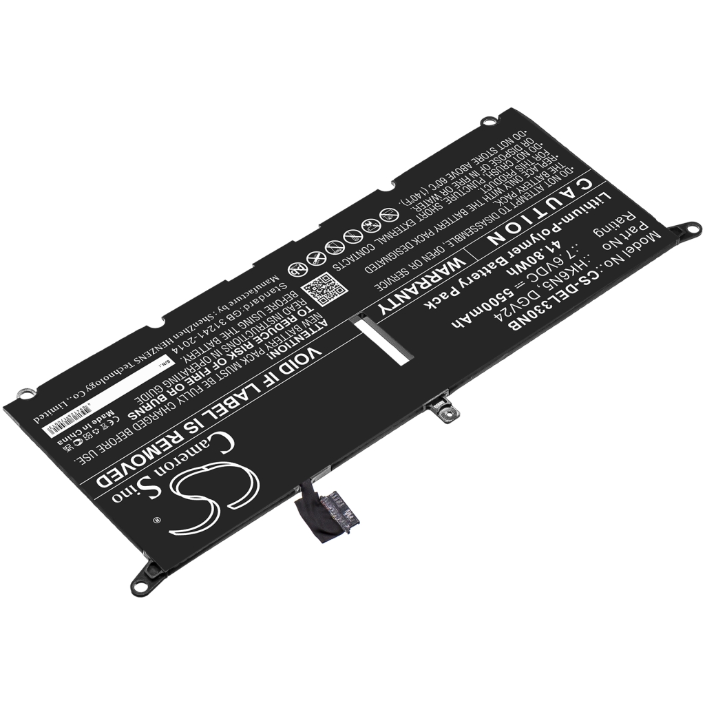 Yhteensopiva akun vaihto DELL DGV24,HK6N5