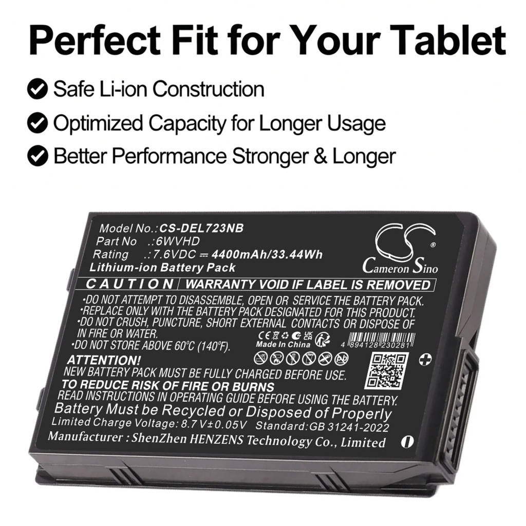 Battery for DELL T06H001