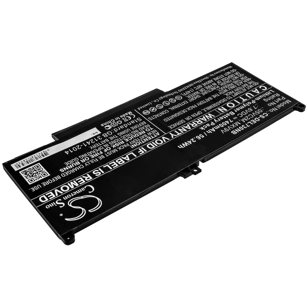 Yhteensopiva akun vaihto DELL 05VC2M,MXV9V