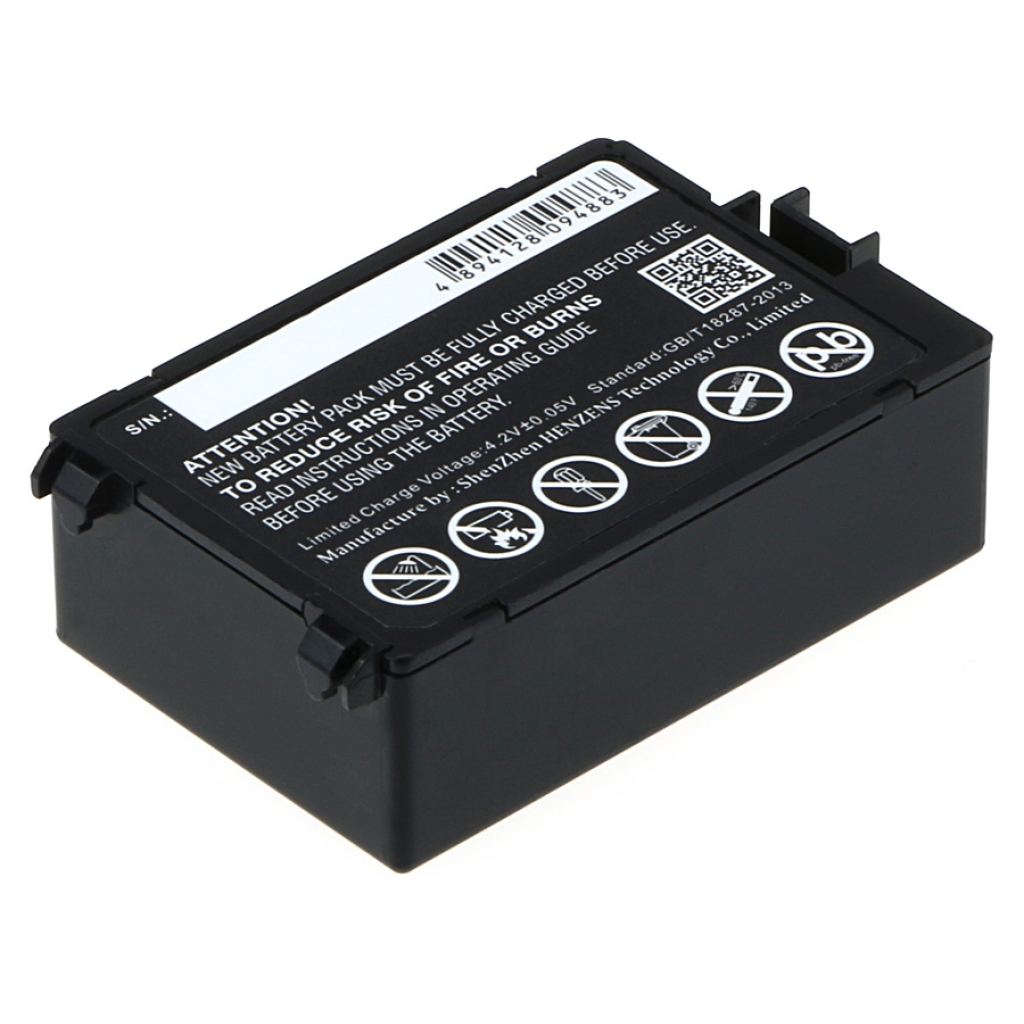 CS-DEM610SL Dell scanner battery – bottom side with safety info