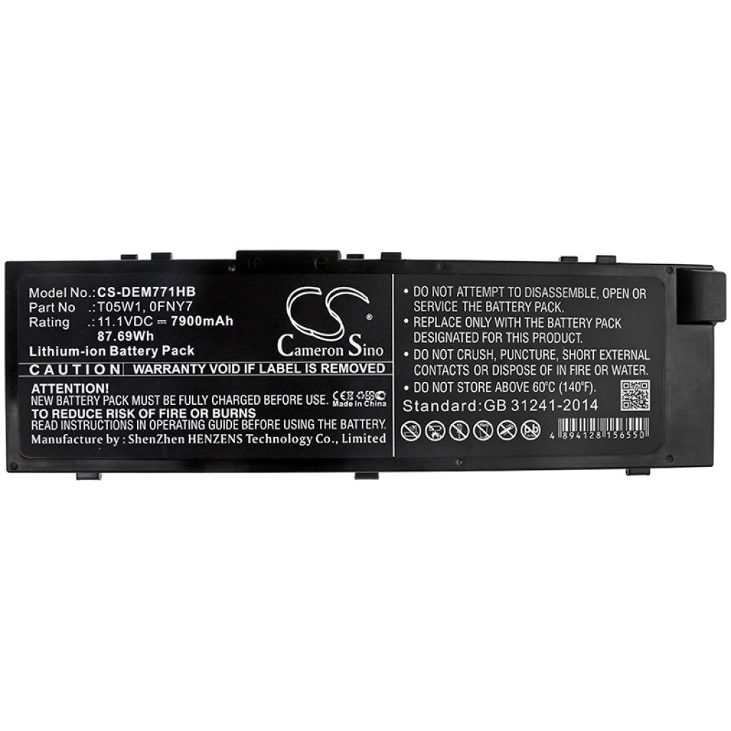 Kannettavan tietokoneen akku DELL Precision 15-7510