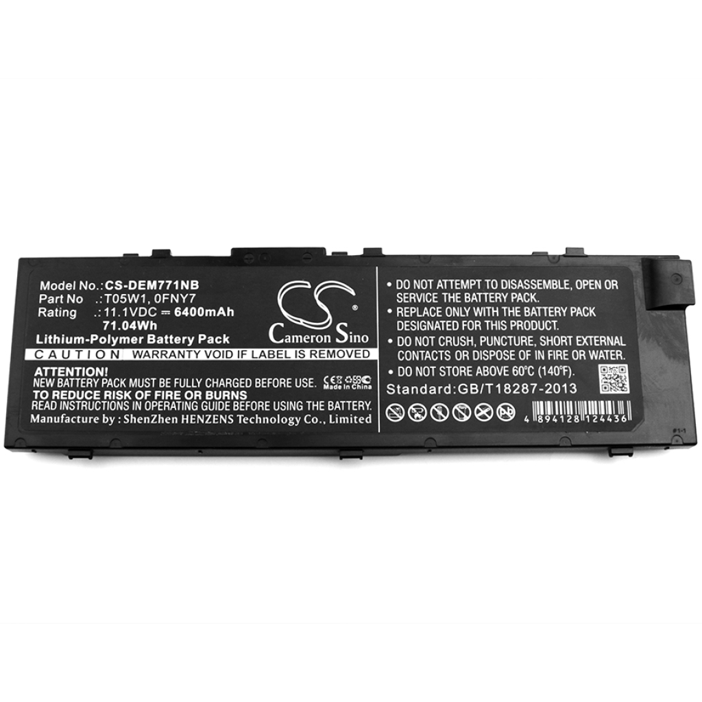 Kannettavan tietokoneen akku DELL Precision 15-7510