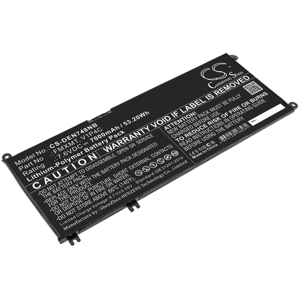 Yhteensopiva akun vaihto DELL FMXMT,V1P4C