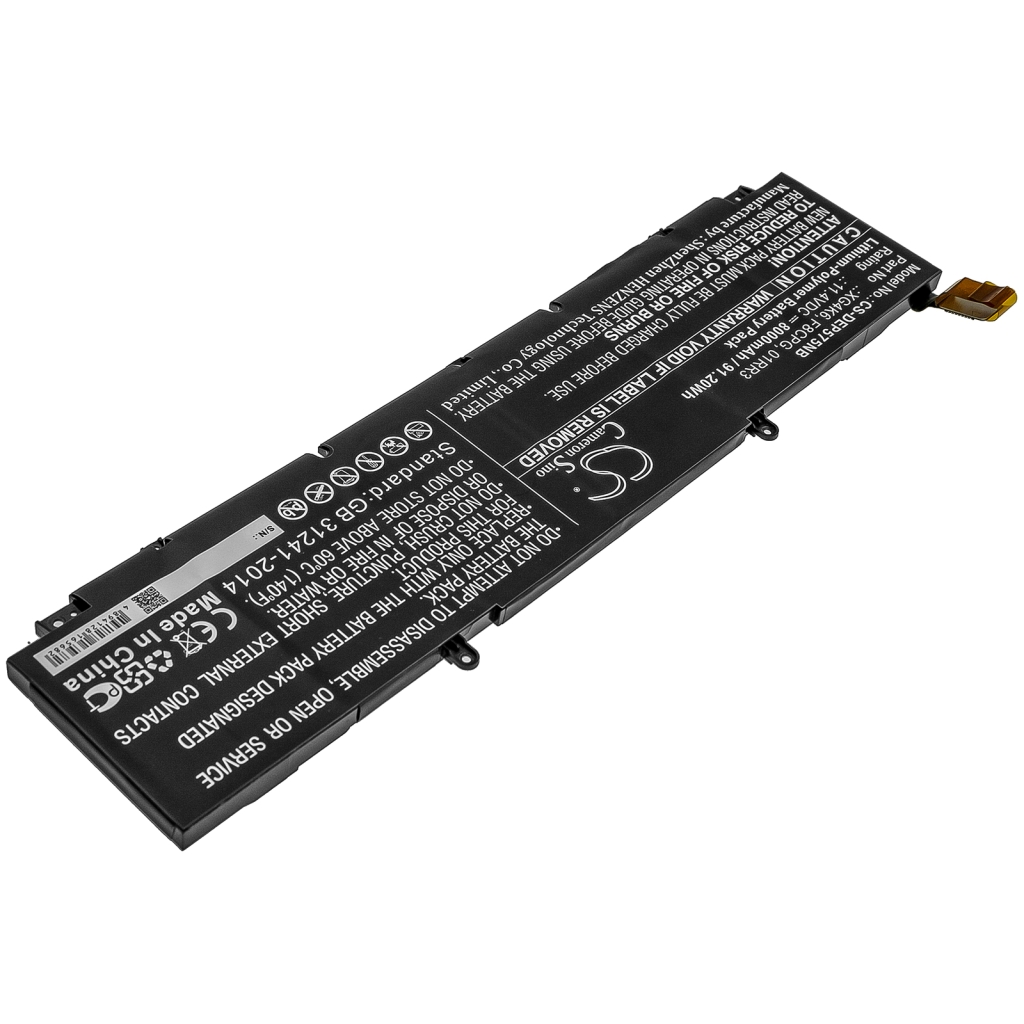 Yhteensopiva akun vaihto DELL 01RR3,F8CPG,XG4K6