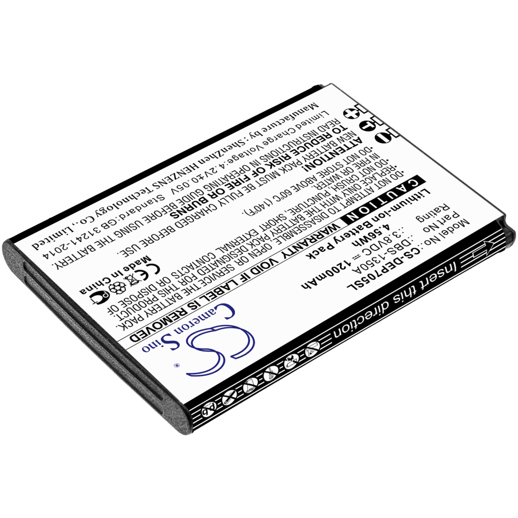 Yhteensopiva akun vaihto Doro DBS-1350A