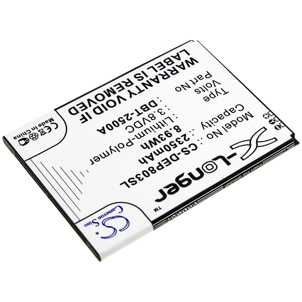 Yhteensopiva akun vaihto Doro DBT-2500A