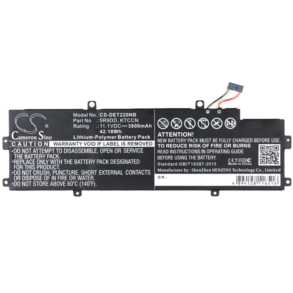 Akut MP3, MP4, PMP-akku CS-DET220NB