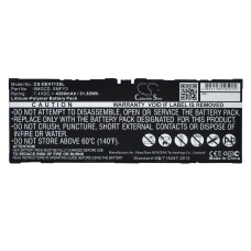 Yhteensopiva akun vaihto DELL 0T8NH4,0XMFY3,312-1453,451-BBGS,451-BBIN...