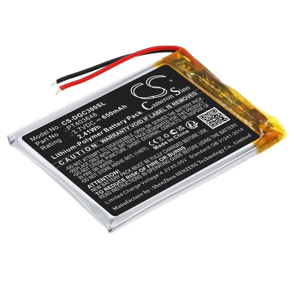 Yhteensopiva akun vaihto Denon PT403648