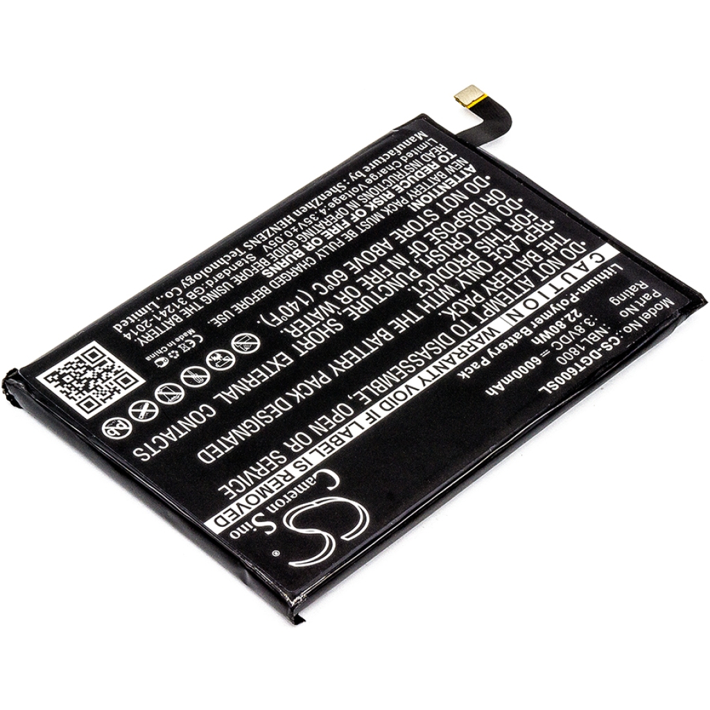 Yhteensopiva akun vaihto Doogee NBL1800,T6