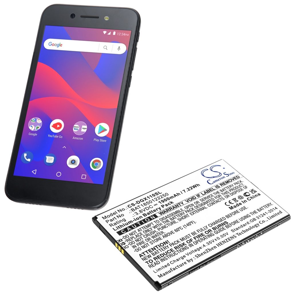 Akut Matkapuhelimen akku CS-DGX110SL