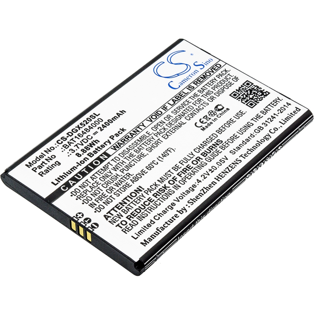 Akut Matkapuhelimen akku CS-DGX520SL