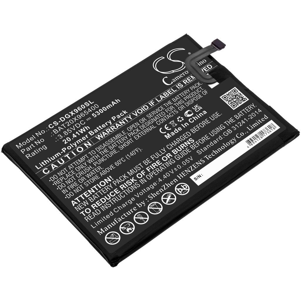 Matkapuhelimen akku Doogee CS-DGX960SL