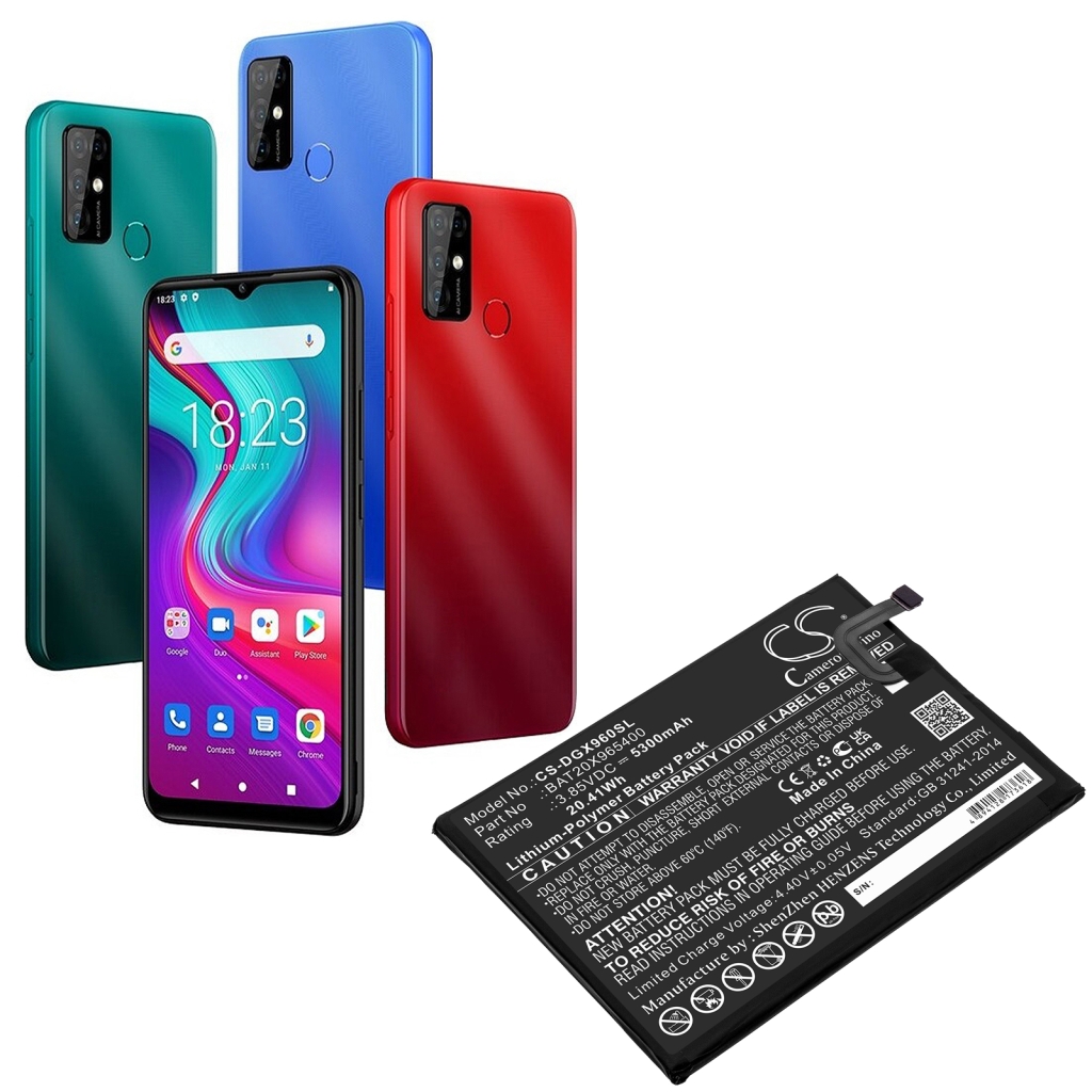 Matkapuhelimen akku Doogee CS-DGX960SL