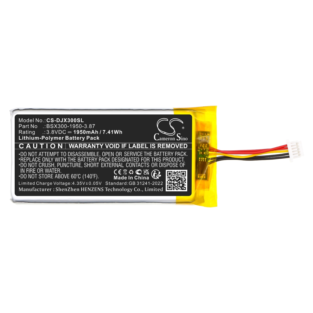 Mikrofonin akku Dji CS-DJX300SL