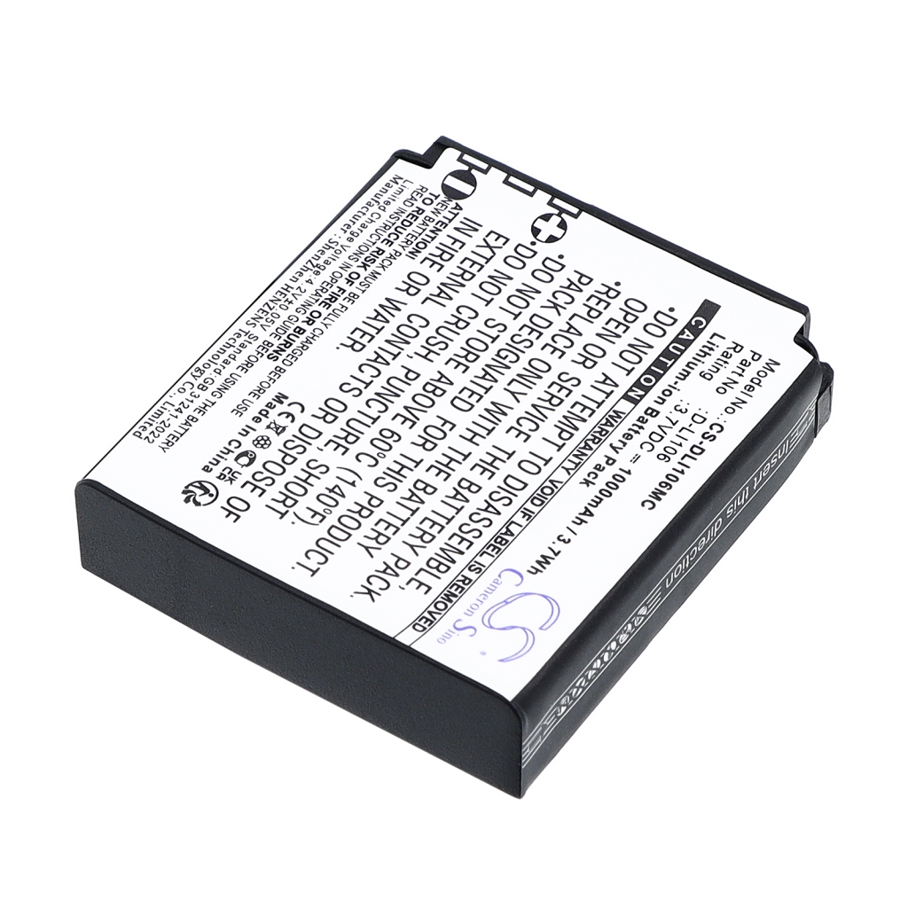 Battery compatible with PENTAX