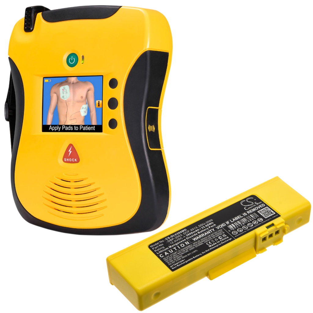 Akku yhteensopiva Defibtech CS-DLV200MD