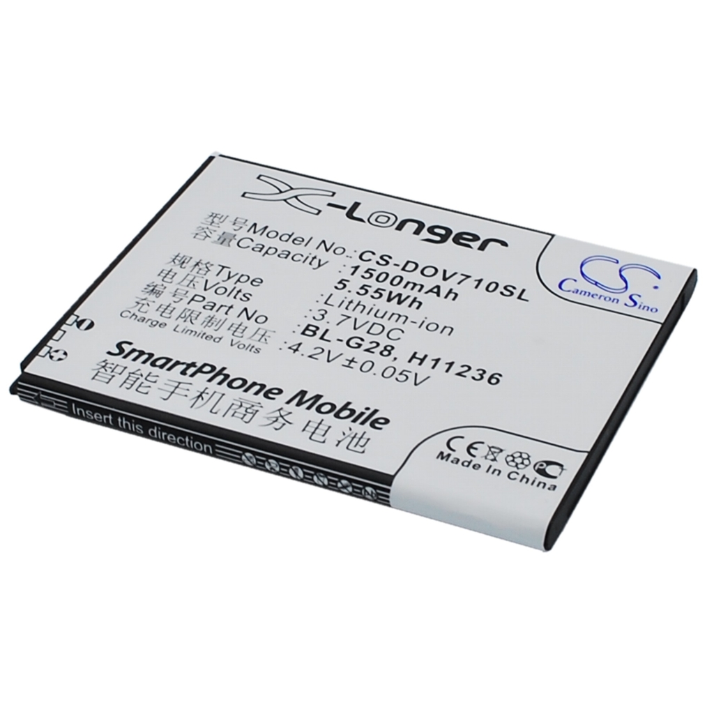 Yhteensopiva akun vaihto Haier BL-G28,H11236