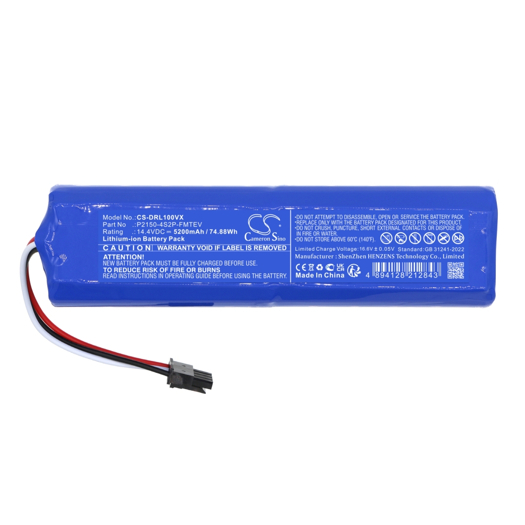 Yhteensopiva akun vaihto Dreame P2150-4S2P-FMTEV