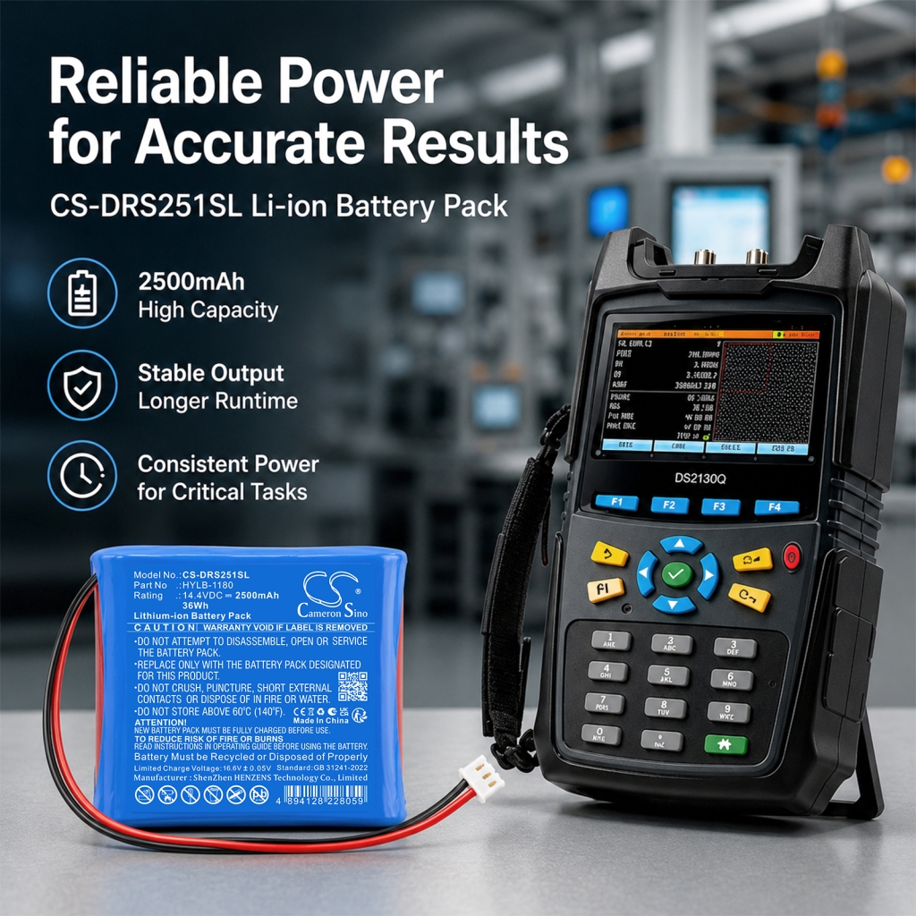 Battery for Deviser DS2500R