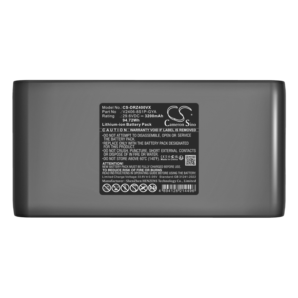 Yhteensopiva akun vaihto Dreame V2406-8S1P-GYA