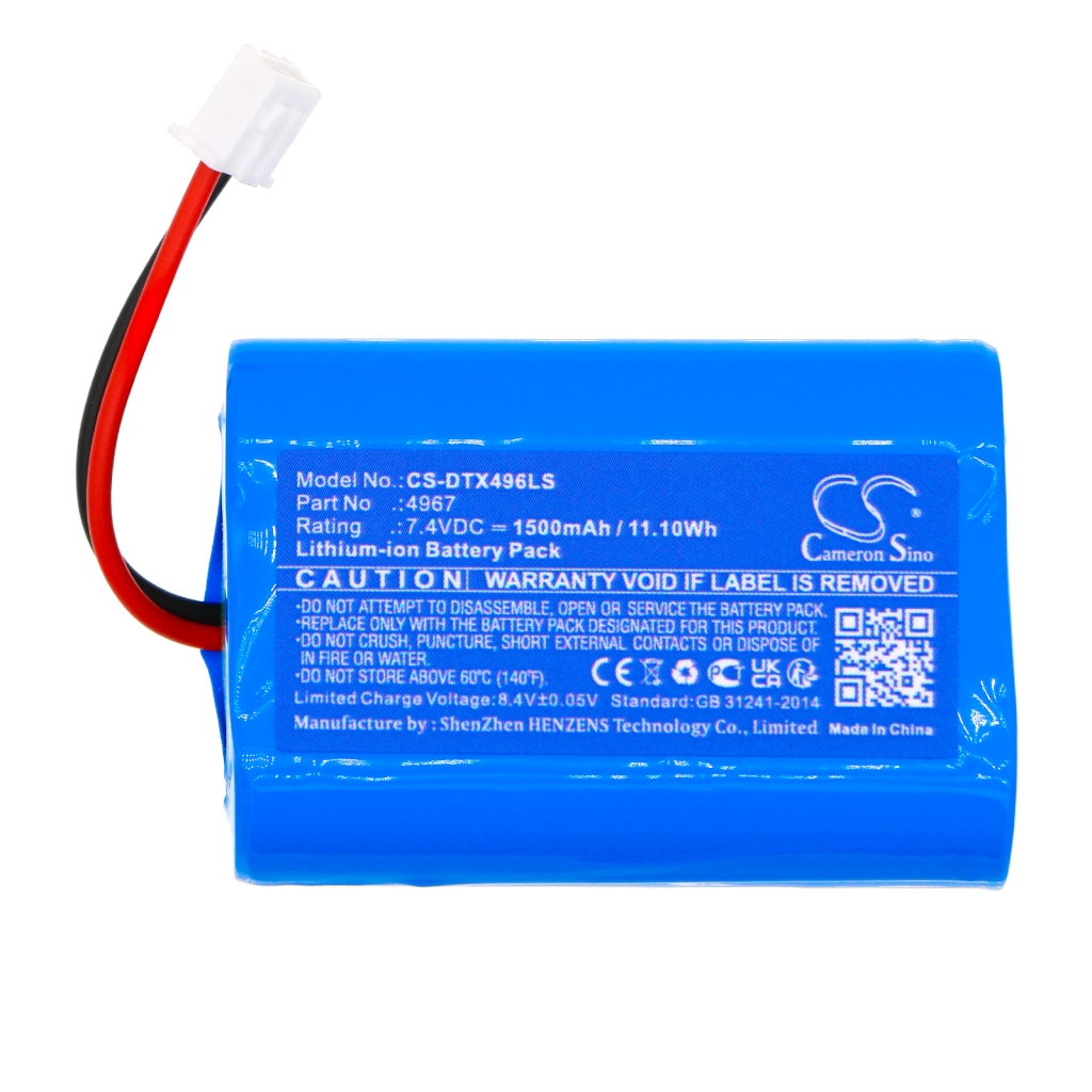 Akut Kotiturvakameran akku CS-DTX496LS