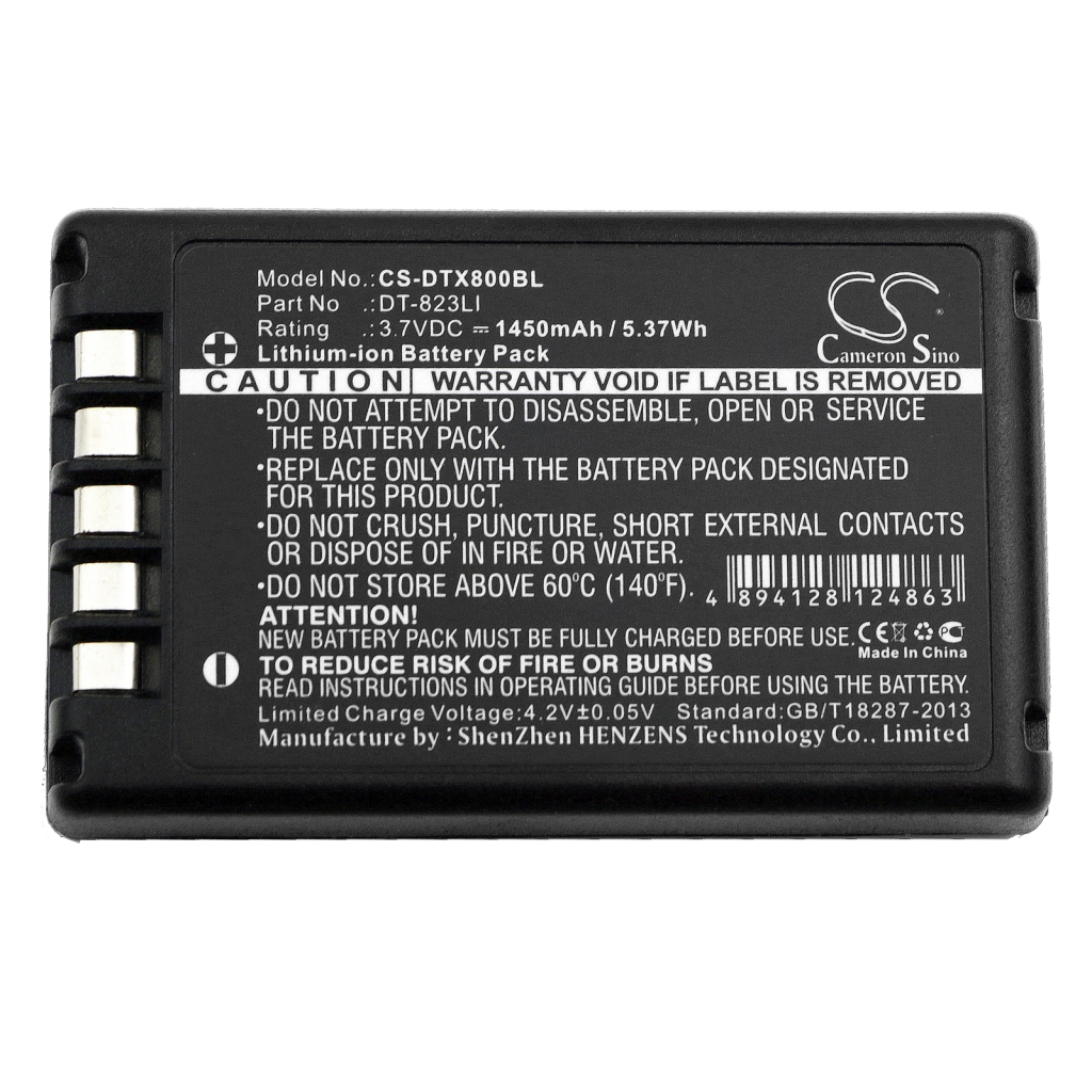 Akut Viivakoodinlukijan akku CS-DTX800BL