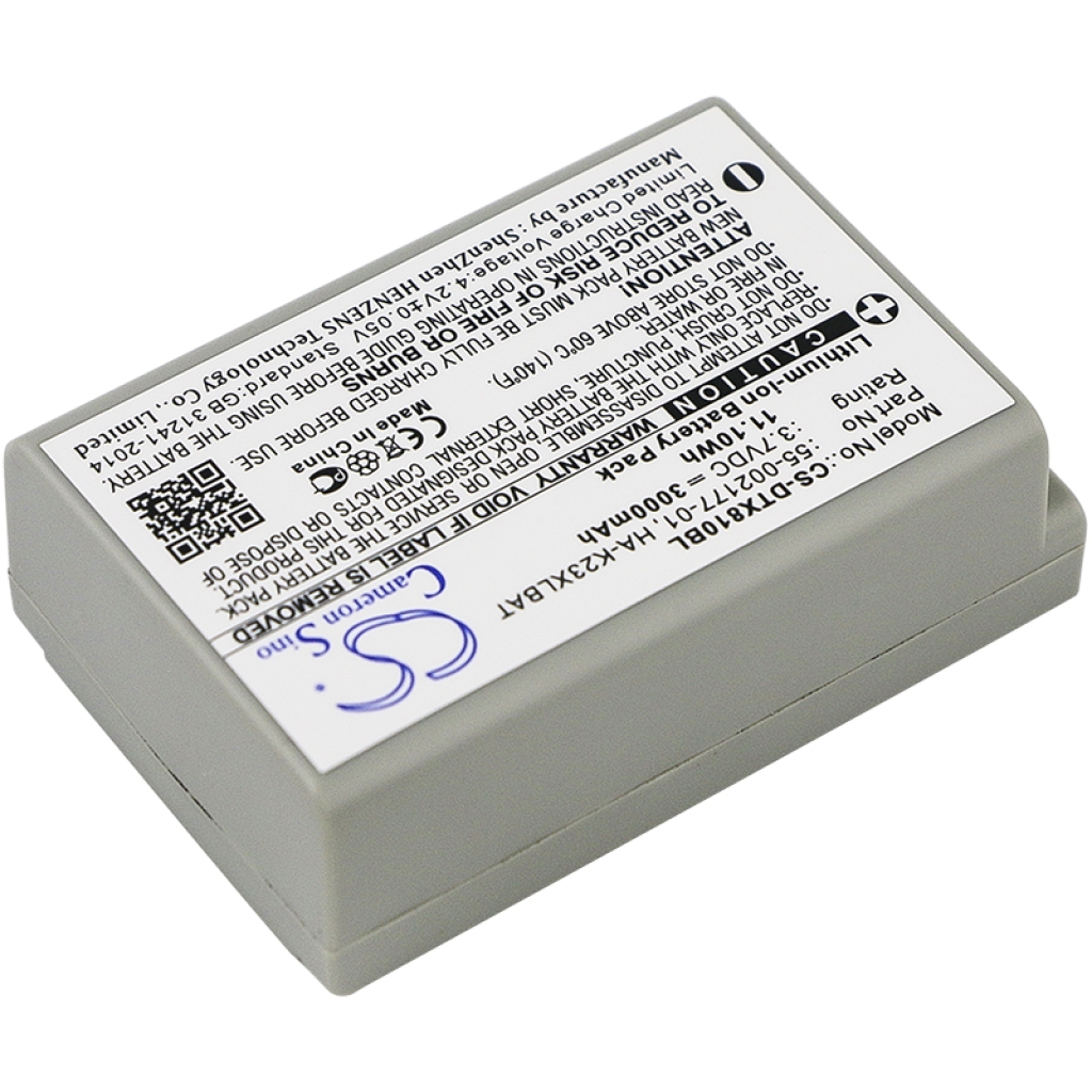 Akut Viivakoodinlukijan akku CS-DTX810BL