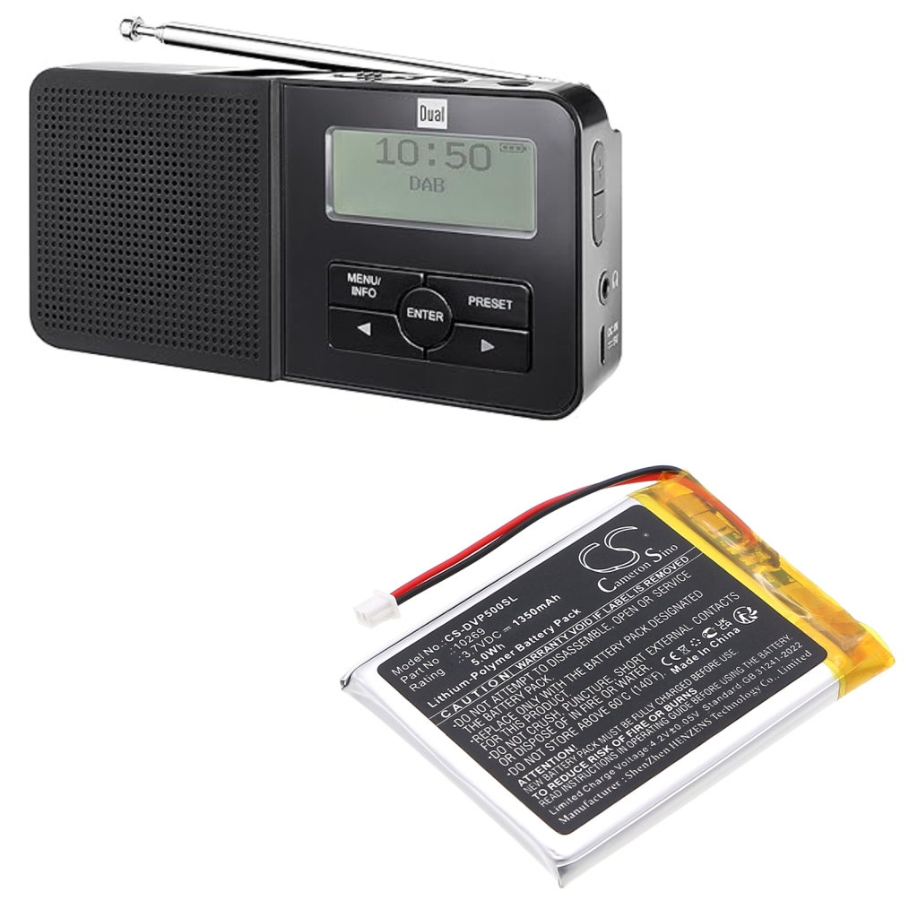 DAB-digitaalinen akku Dual CS-DVP500SL