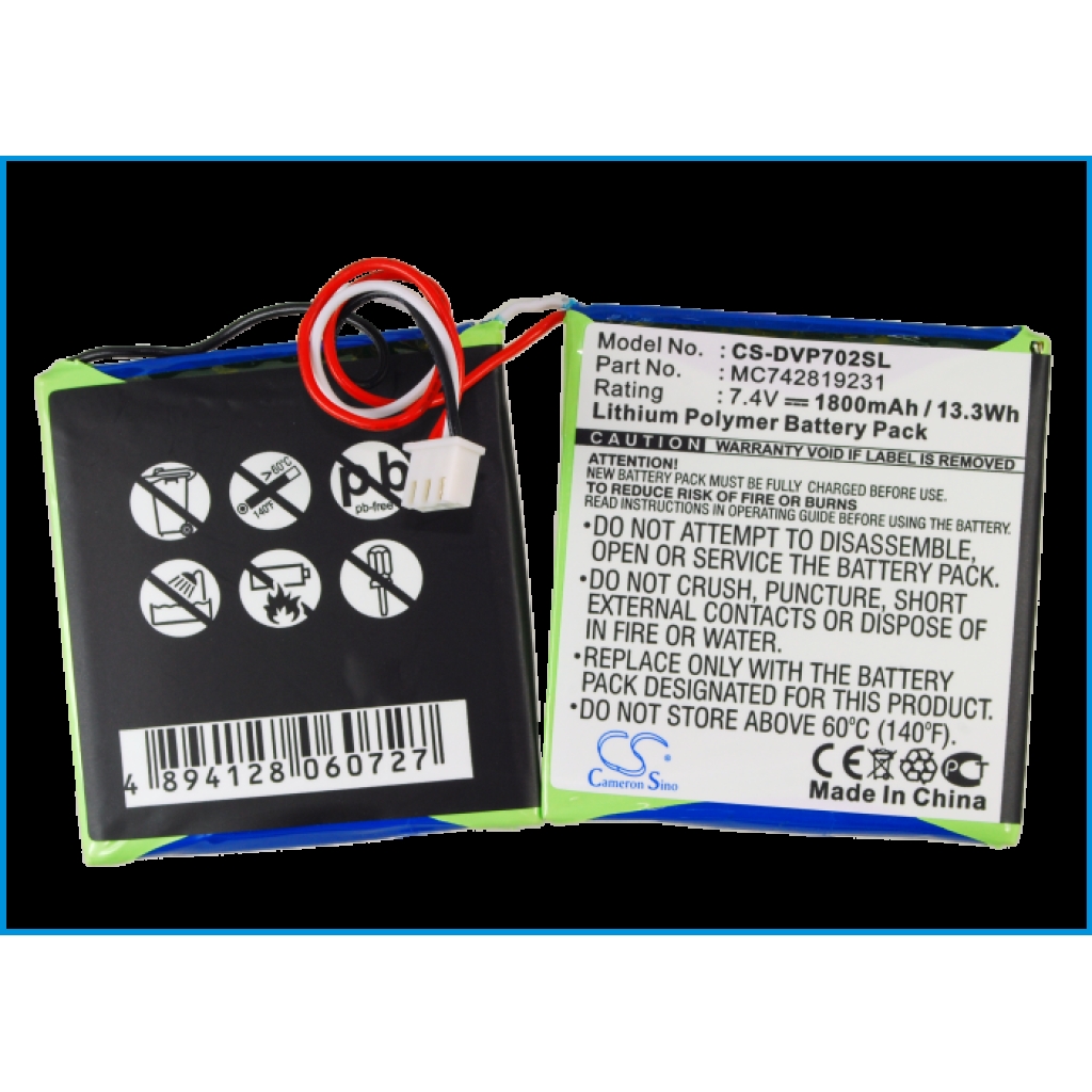 Yhteensopiva akun vaihto DUAL MC742819231