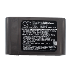 Yhteensopiva akun vaihto Dyson 17083-2811,17083-3009,17083-4211,17083-5010,18172-01-04...